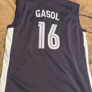Reebok Pau Gasol James Memphis Grizzlies Jersey Mens 54